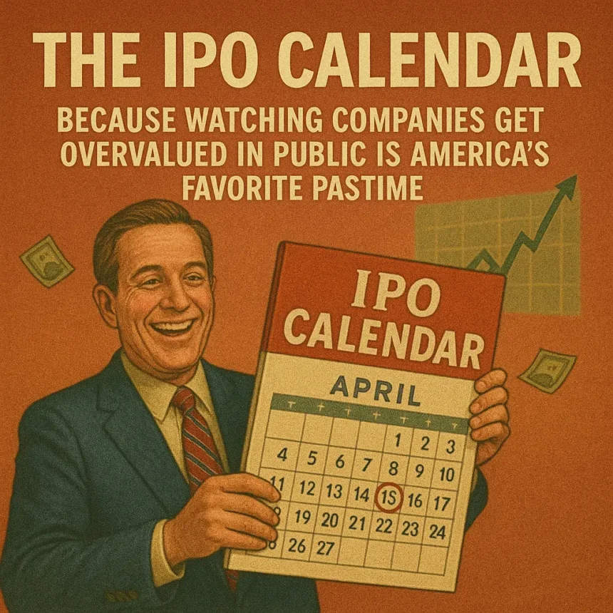 The IPO Calendar: Because Watching Companies Get Overvalued in Public Is America's Favorite Pastime