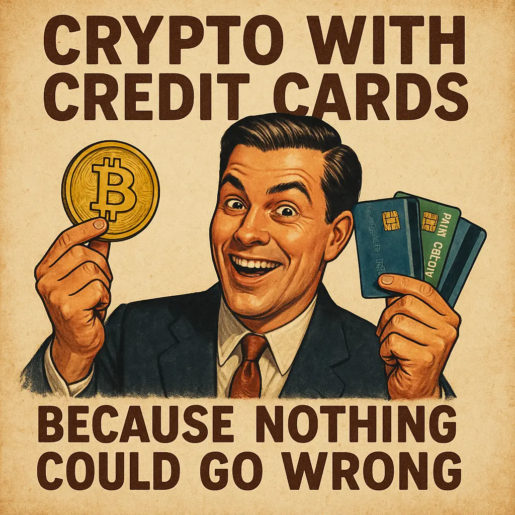 "Crypto With Credit Cards: Because Nothing Could Go Wrong"