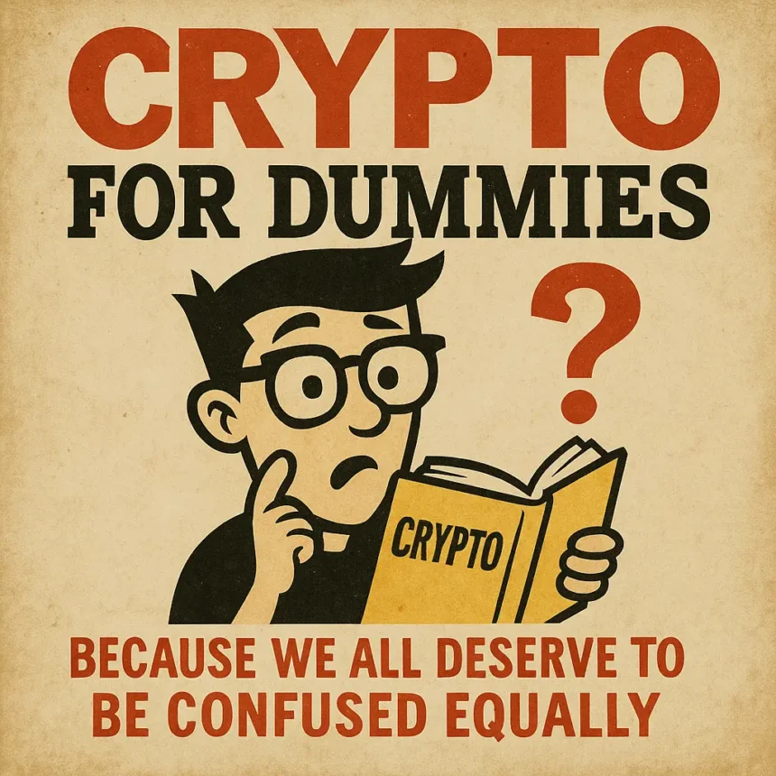 "Crypto for Dummies: Because We All Deserve to Be Confused Equally"