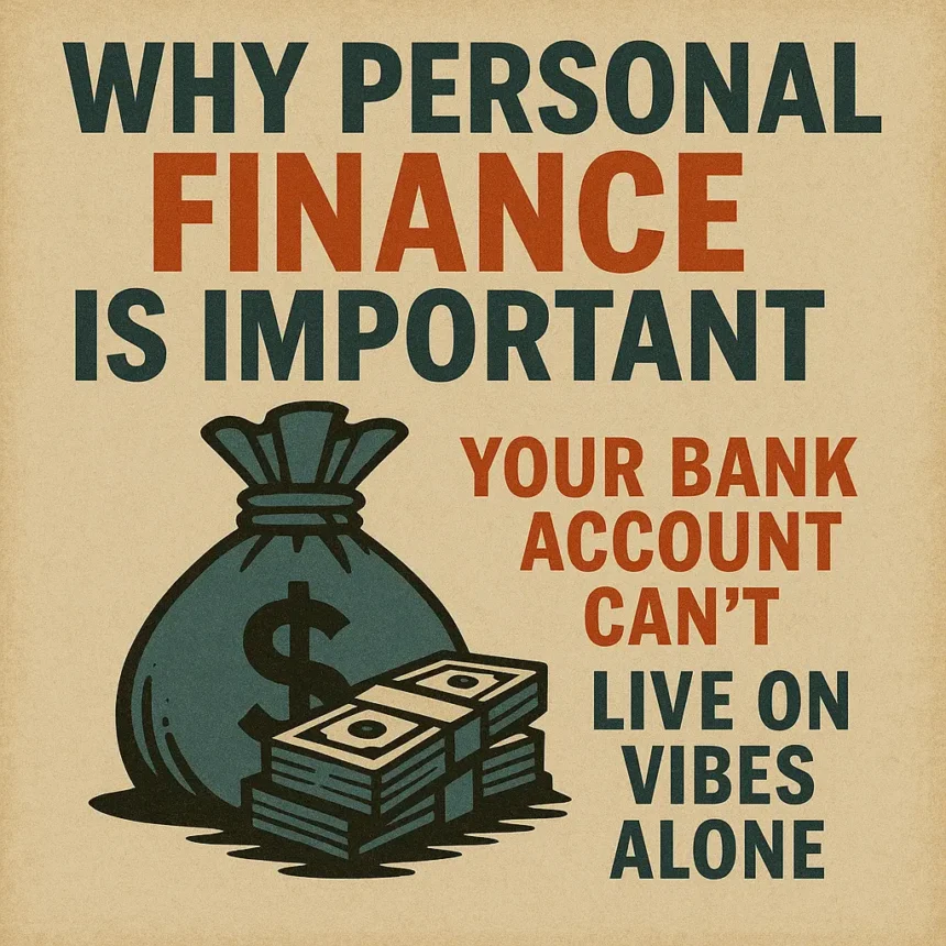 "Why Personal Finance IsImportant: Your Bank Account Can'tLive on Vibes Alone"