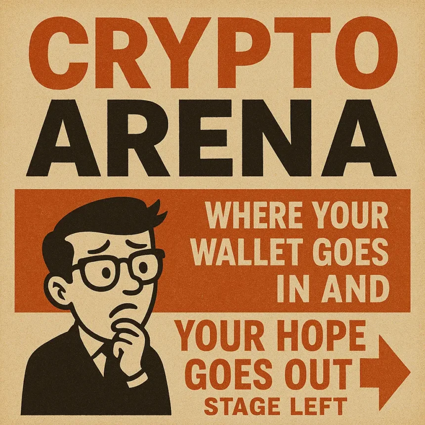 "Crypto Arena: Where YourWallet Goes In and Your Hope GoesOut Stage Left"