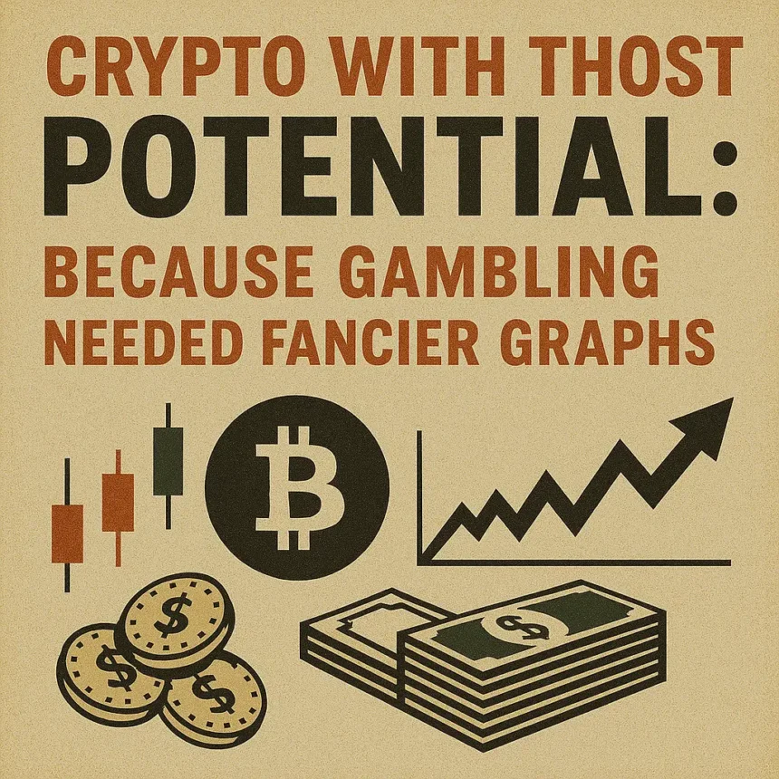 "Crypto With the Most Potential: Because Gambling Needed Fancier Graphs"