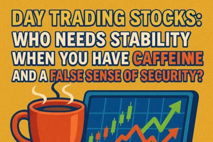 "Day Trading Stocks: Who Needs Stability When You Have Caffeine and a False Sense of Security?"