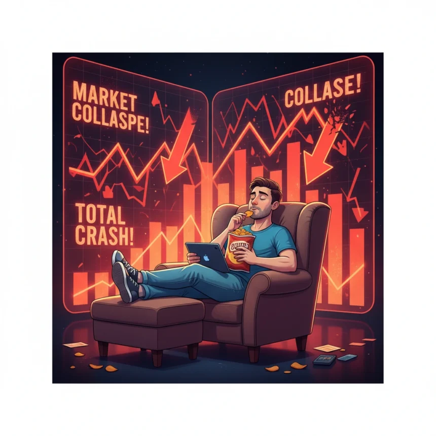 The markets are crashing again, so get a snack and pretend to care.