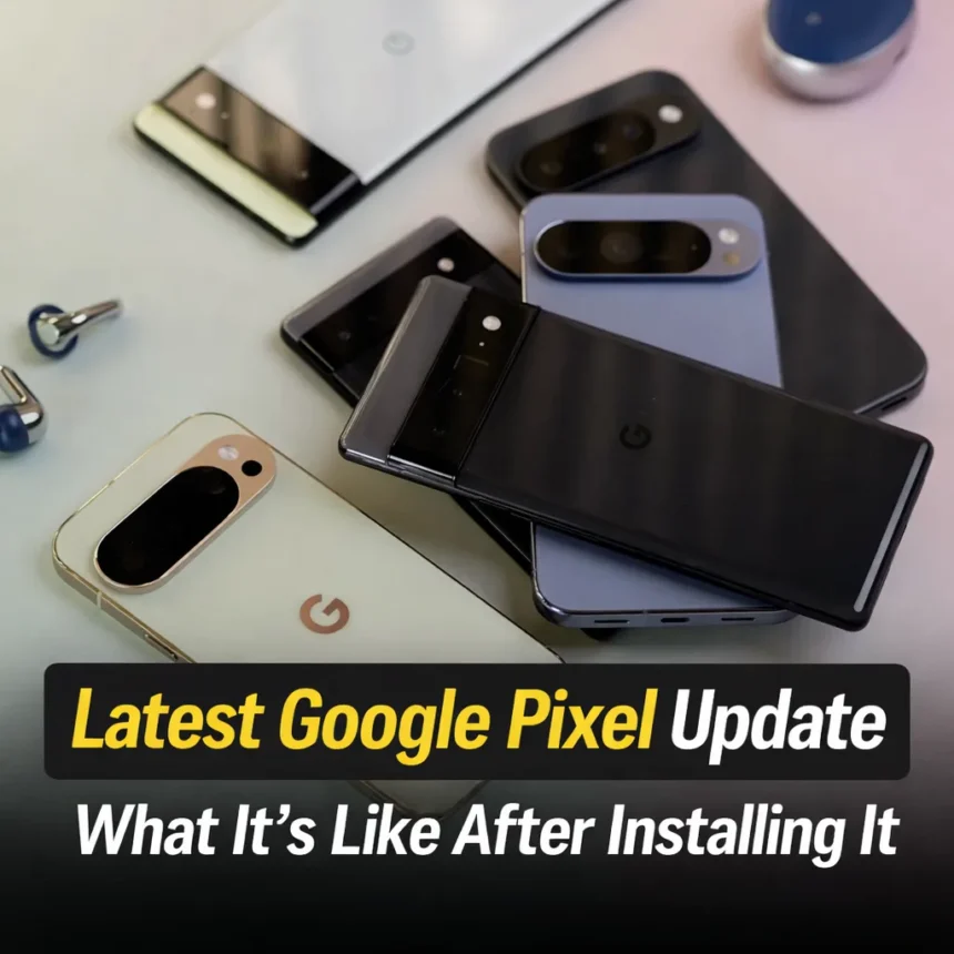 Latest Google Pixel update rolling out with performance fixes and system improvements