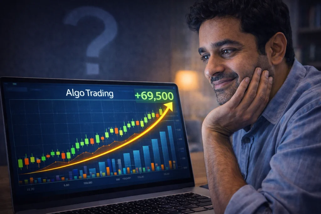 Trader hoping for daily income from algo trading system