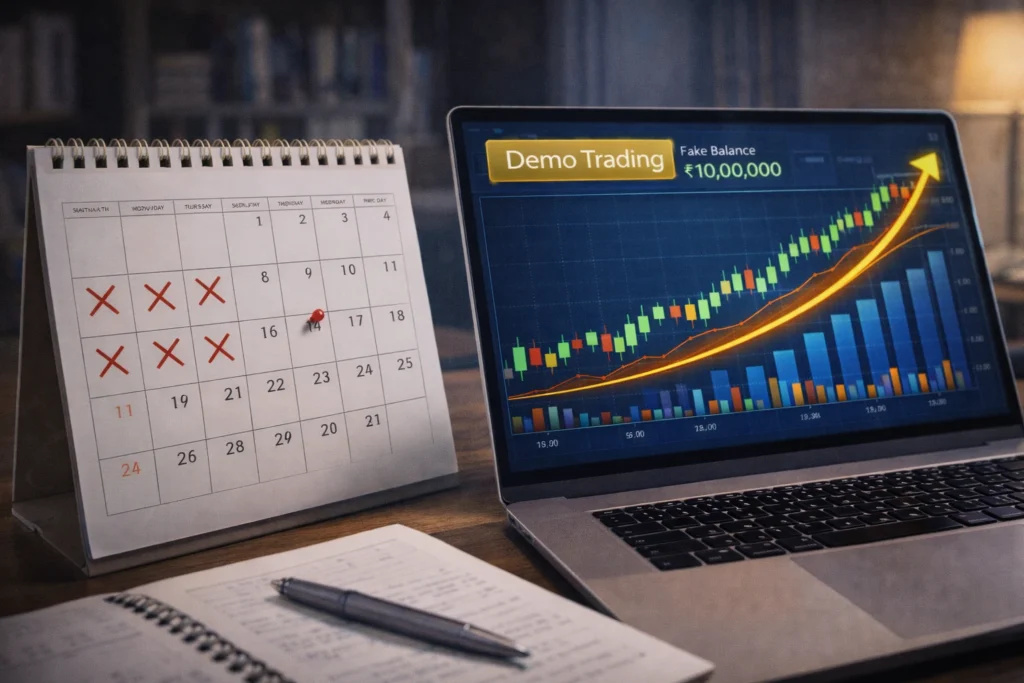 Consistent paper trading practice before real trading