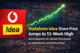 Vodafone Idea share price jumps to 52-week high amid reports of Cabinet discussion on AGR relief and bailout plan.