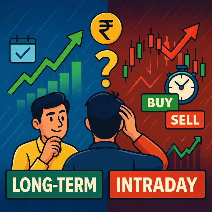 Long-Term vs Intraday: Which Trading Style is Better for You? Complete Guide for Indian Traders