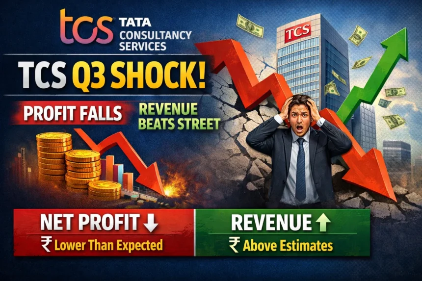 TCS Q3 Shock: Profit Falls, Revenue Beats Street