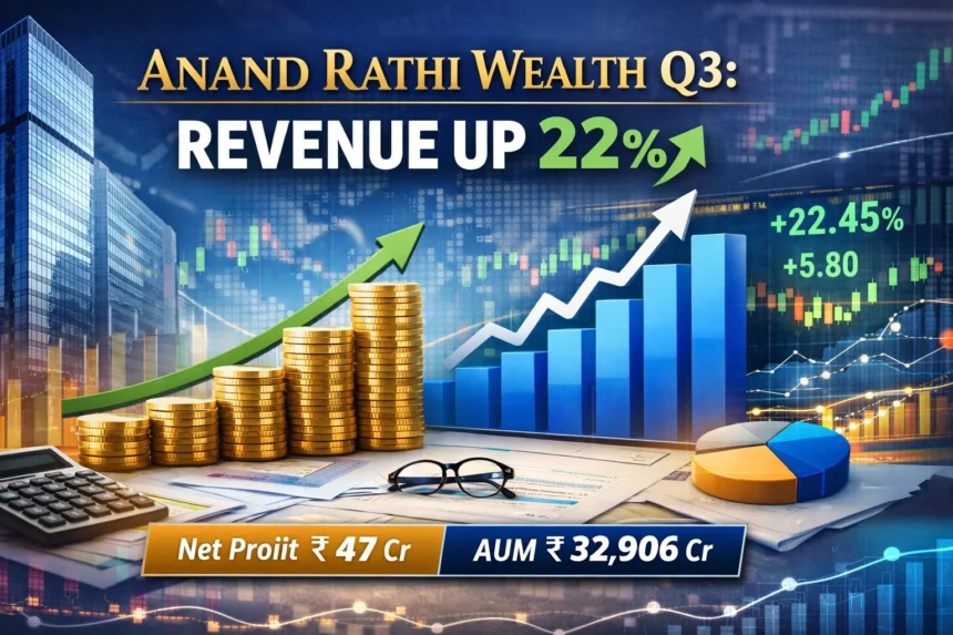 Anand Rathi Wealth Q3 results show a 22% jump
