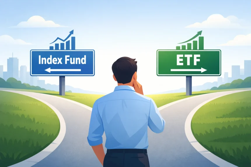 Index funds vs ETFs comparison for beginner investors in the USA