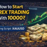 Beginner starting forex trading with 10000 rupees on laptop