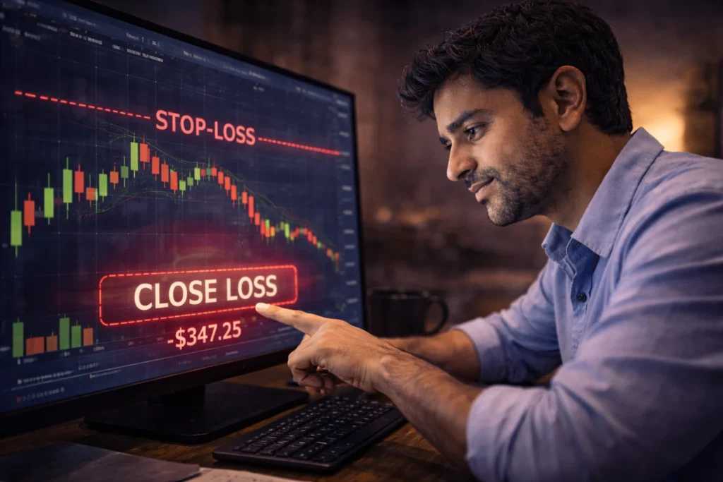 Accepting losses in forex trading