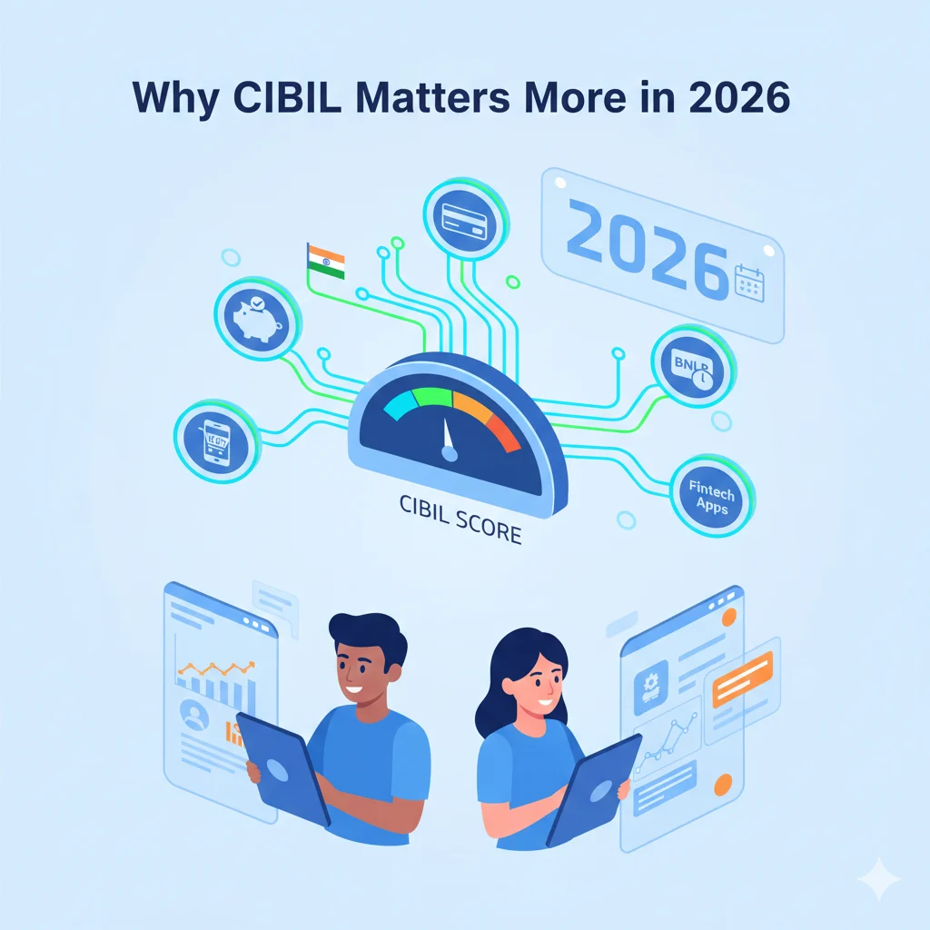 CIBIL score importance in 2026 for digital lending and financial apps