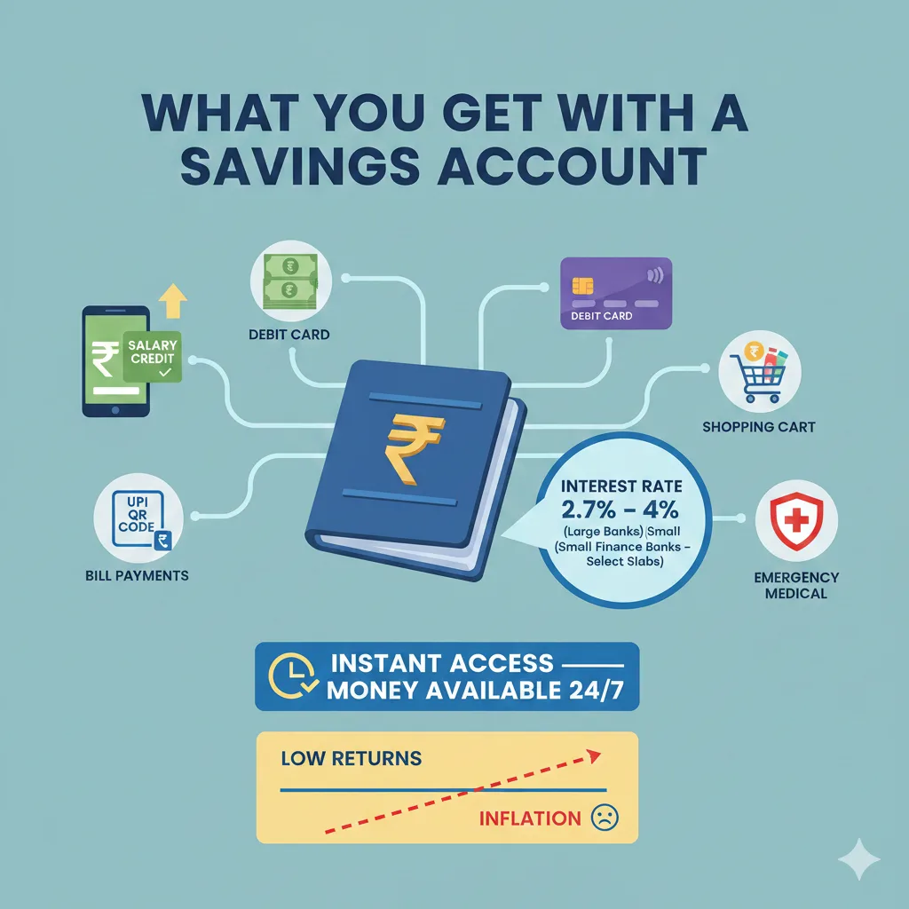 Savings account features and benefits explained