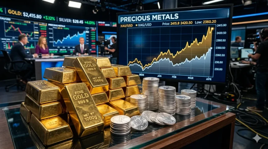 Gold and silver prices rebound in global commodity markets
