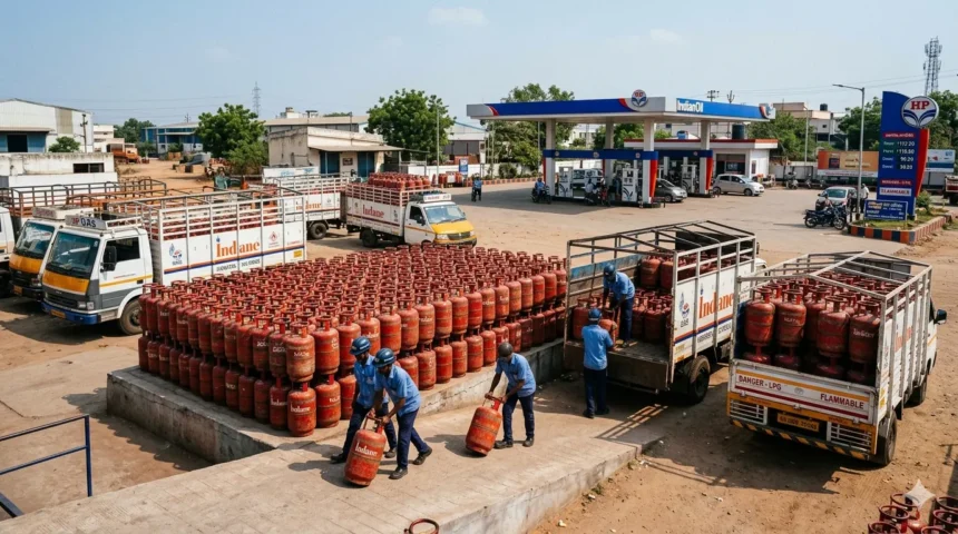 India government says no fuel shortage and LPG supply has improved