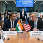 India and US officials hold trade talks at WTO meeting.