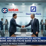 Kotak Mahindra Bank may acquire Deutsche Bank India retail business.