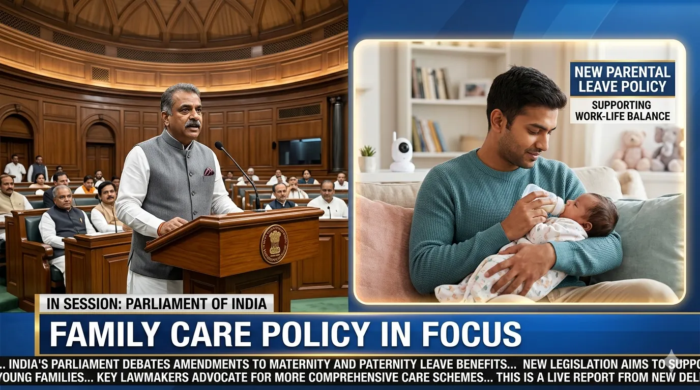 Raghav Chadha advocates legal right to paternity leave in India.