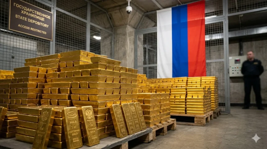 Russia selling gold reserves after 25 years to fund budget deficit.