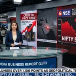 Sensex fall today stock market decline visual.