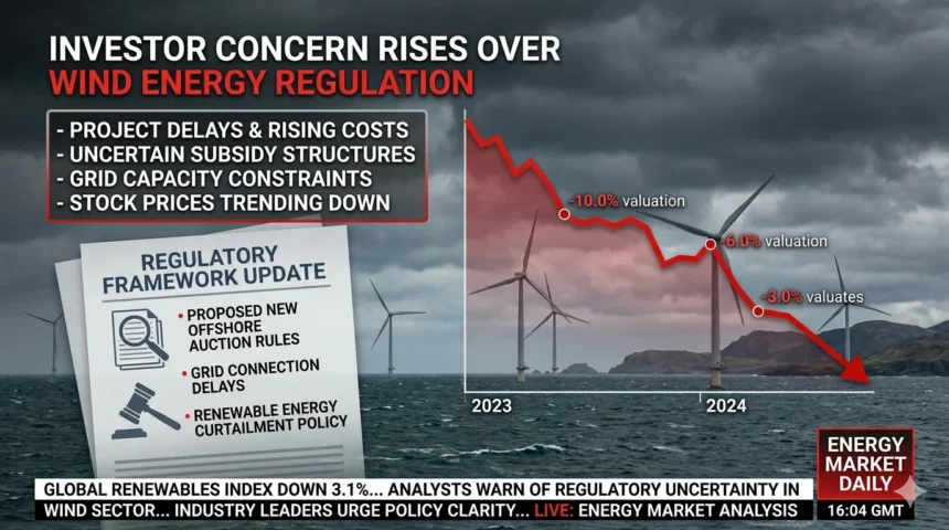 Suzlon and Inox Wind stocks face pressure after stricter CERC norms.