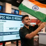 UPSC NDA II 2026 result declared with Parth Kumar Tiwari securing AIR 1.