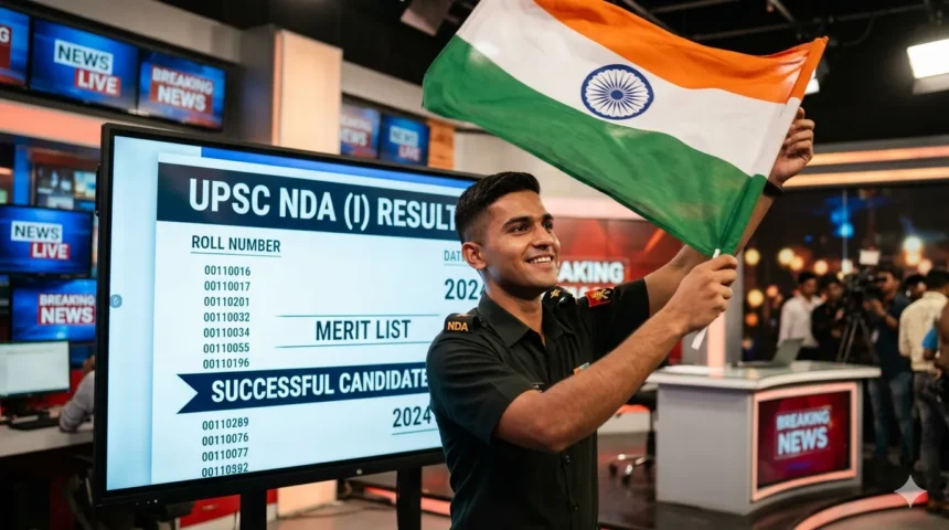 UPSC NDA II 2026 result declared with Parth Kumar Tiwari securing AIR 1.
