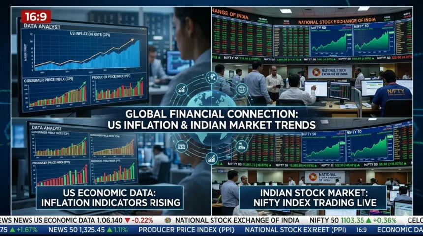 US inflation data impact on Indian stock market Nifty.